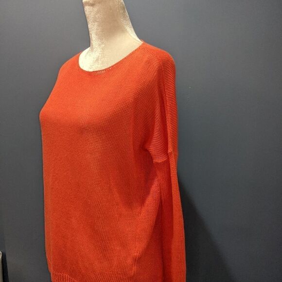 NWT Theory Dark Peach Colored Sweater size Petite - Picture 5 of 7